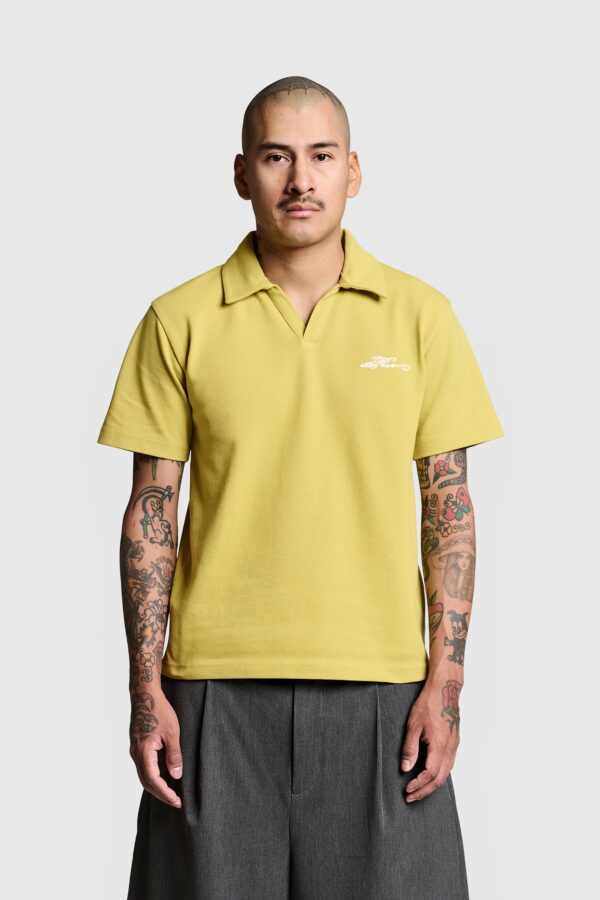 Venozo Modern Script Polo – Stylish Everyday Shirt - Image 6