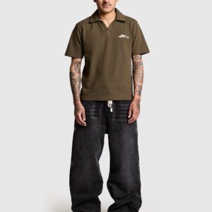 Venozo Script Polo Shirt – Stylish Casual Wear