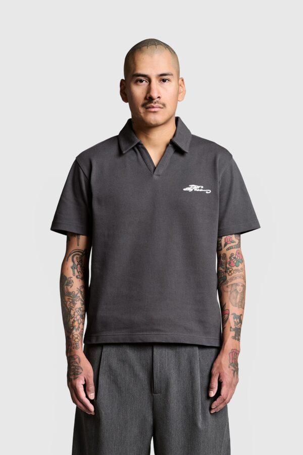 Venozo Script Polo – Casual Chic Shirt - Image 5