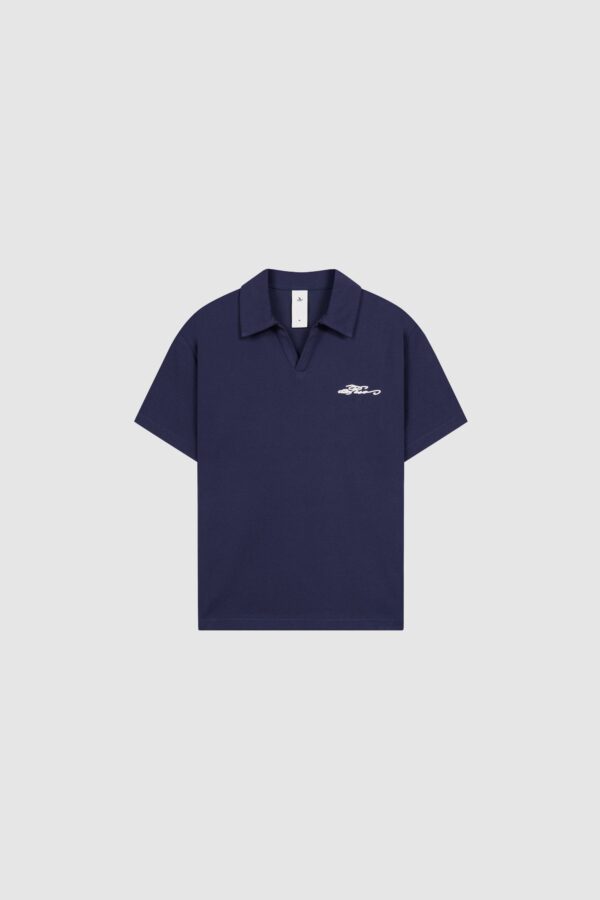 Venozo Signature Script Polo – Modern Casual Shirt - Image 7