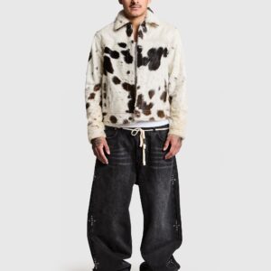 Venozo Colorado Cowhide Leather Jacket – Vintage Western Style for Men