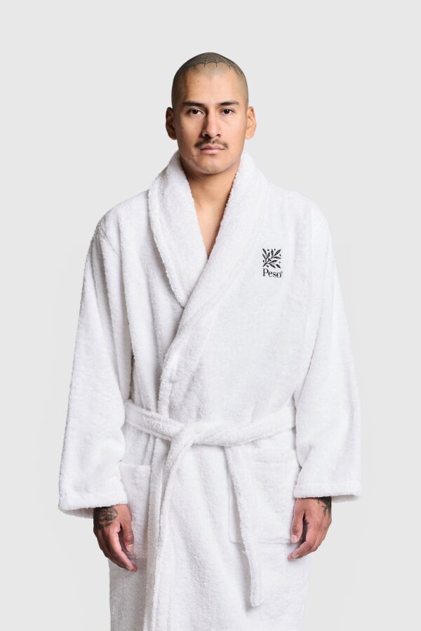 Venozo Plush Bathrobe – Soft Cozy Robe for Home & Spa - Image 5