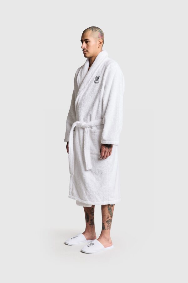 Venozo Plush Bathrobe – Soft Cozy Robe for Home & Spa - Image 2