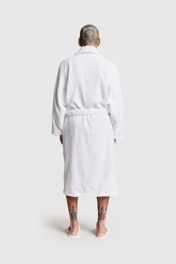 Venozo Plush Bathrobe – Soft Cozy Robe for Home & Spa - Image 3