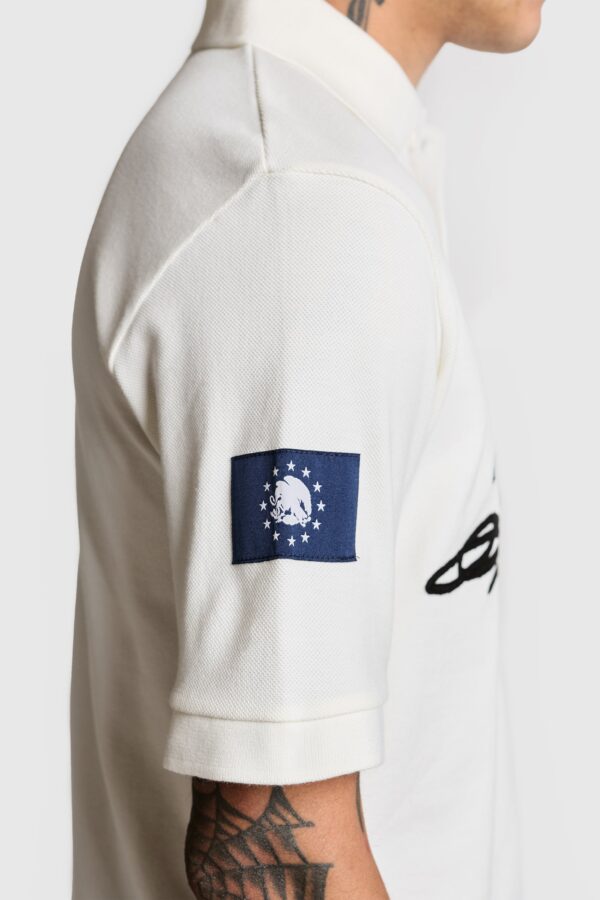 Venozo Flag Embroidered Polo Shirt – Casual Classic for Men - Image 7
