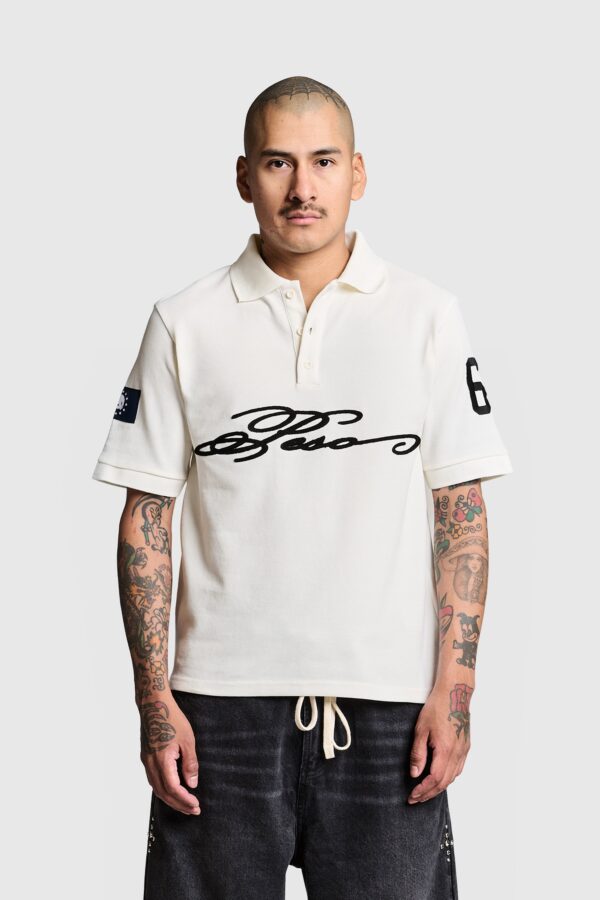 Venozo Flag Embroidered Polo Shirt – Casual Classic for Men - Image 5