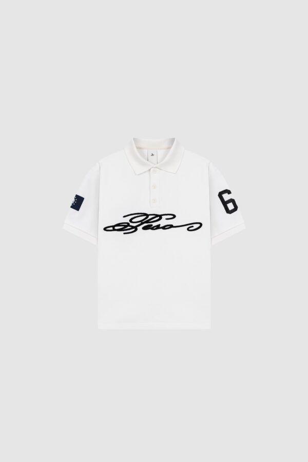 Venozo Flag Embroidered Polo Shirt – Casual Classic for Men - Image 8