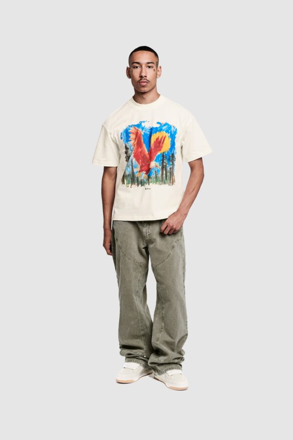 Venozo Sketch Graphic Tee – Casual Cotton T-Shirt with Artistic Print - Image 4