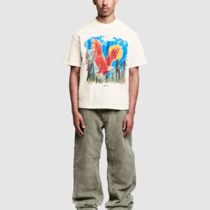 Venozo Sketch Graphic Tee – Casual Cotton T-Shirt with Artistic Print