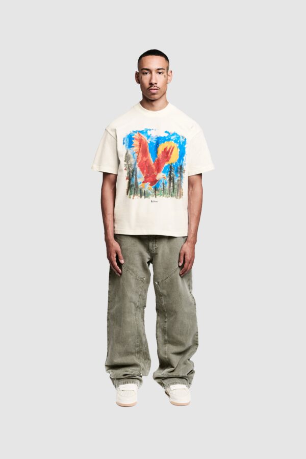 Venozo Sketch Graphic Tee – Casual Cotton T-Shirt with Artistic Print