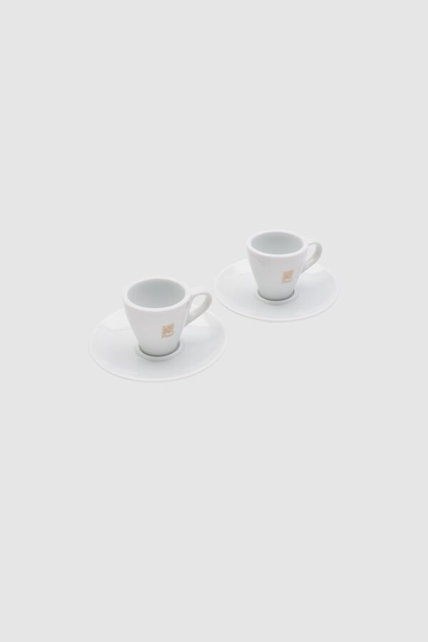 Venozo Ceramic Espresso Cup Set – Modern Coffee Cups with Saucers - Image 4
