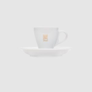 Venozo Ceramic Espresso Cup Set – Modern Coffee Cups with Saucers