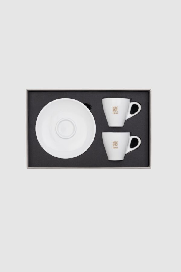 Venozo Ceramic Espresso Cup Set – Modern Coffee Cups with Saucers - Image 6
