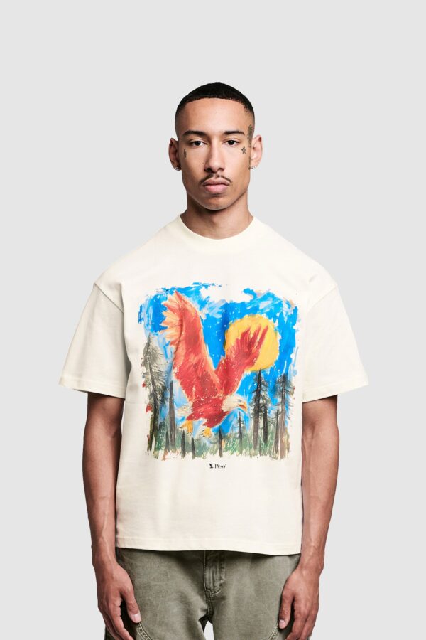Venozo Sketch Graphic Tee – Casual Cotton T-Shirt with Artistic Print - Image 5